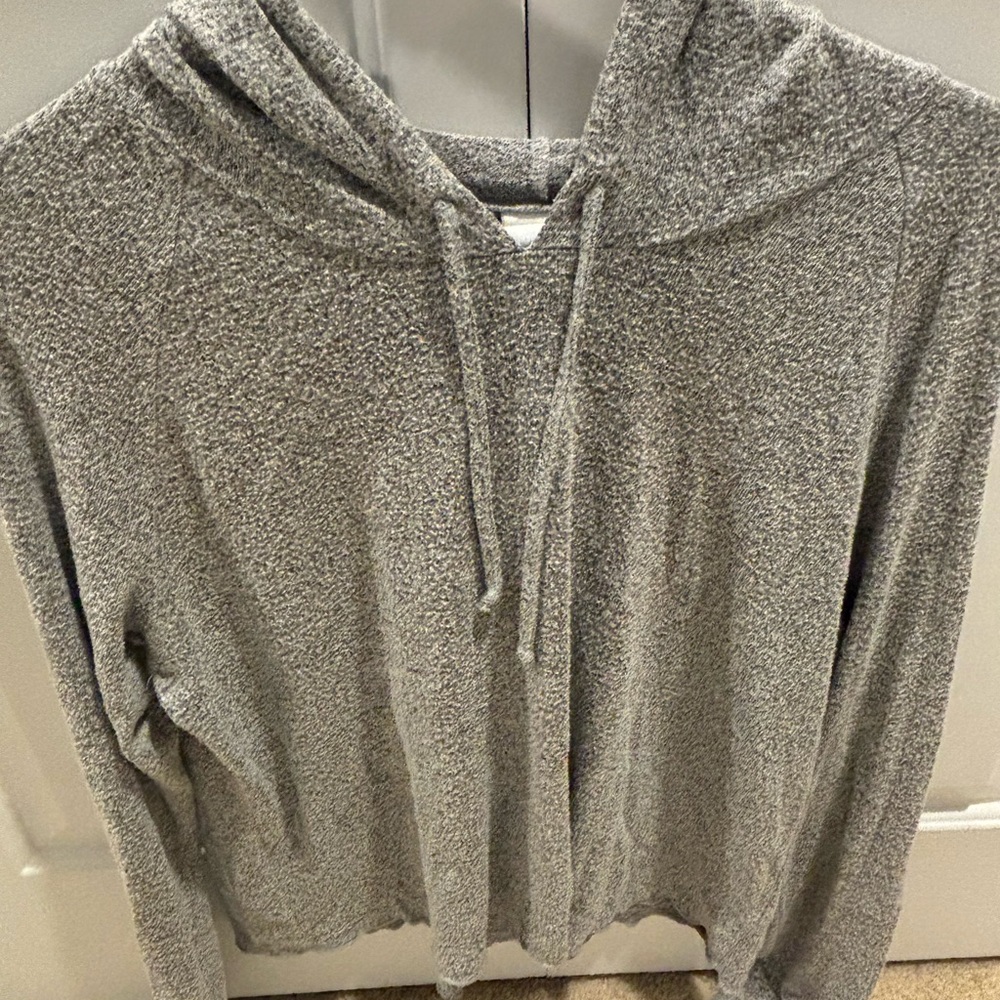 BP Heathered Gray Women's Hoodie Sweater